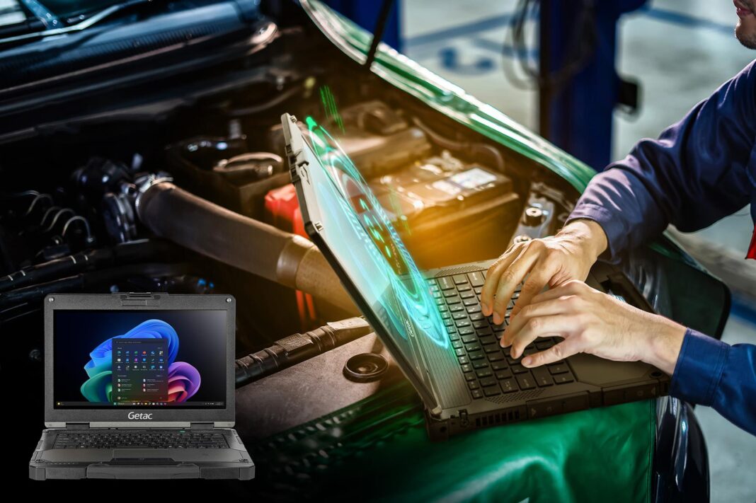Getac First Rugged Copilot_PC at Getac in Taipei computex
