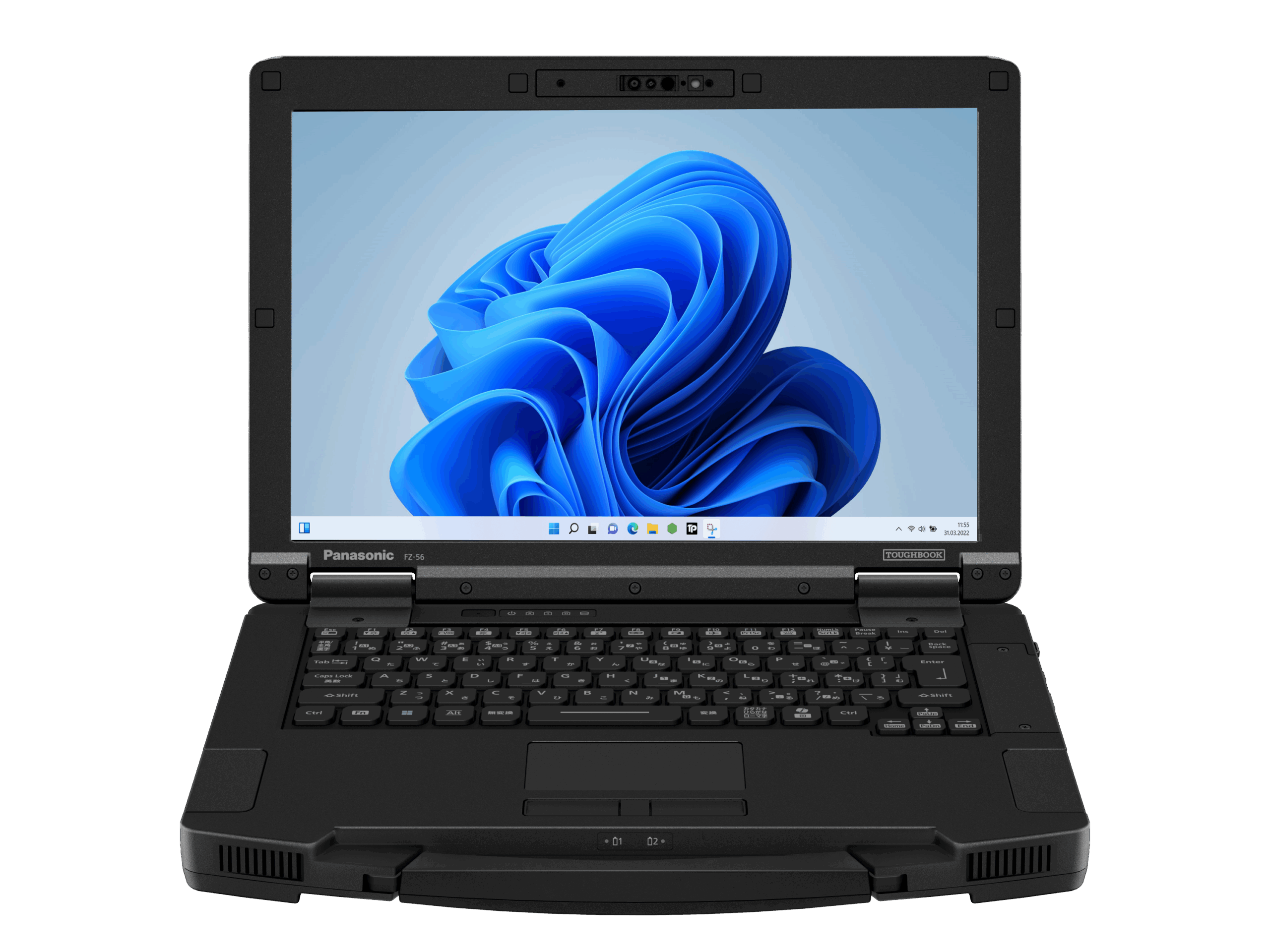 TOUGHBOOK 56 product image front windows 11 screen