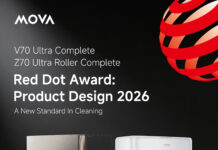 I robot aspirapolvere MOVA vincono il Red Dot Award 2026