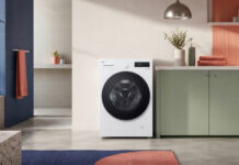 LG Electronics presenta la nuova lavatrice Next AI DD da 16 kg
