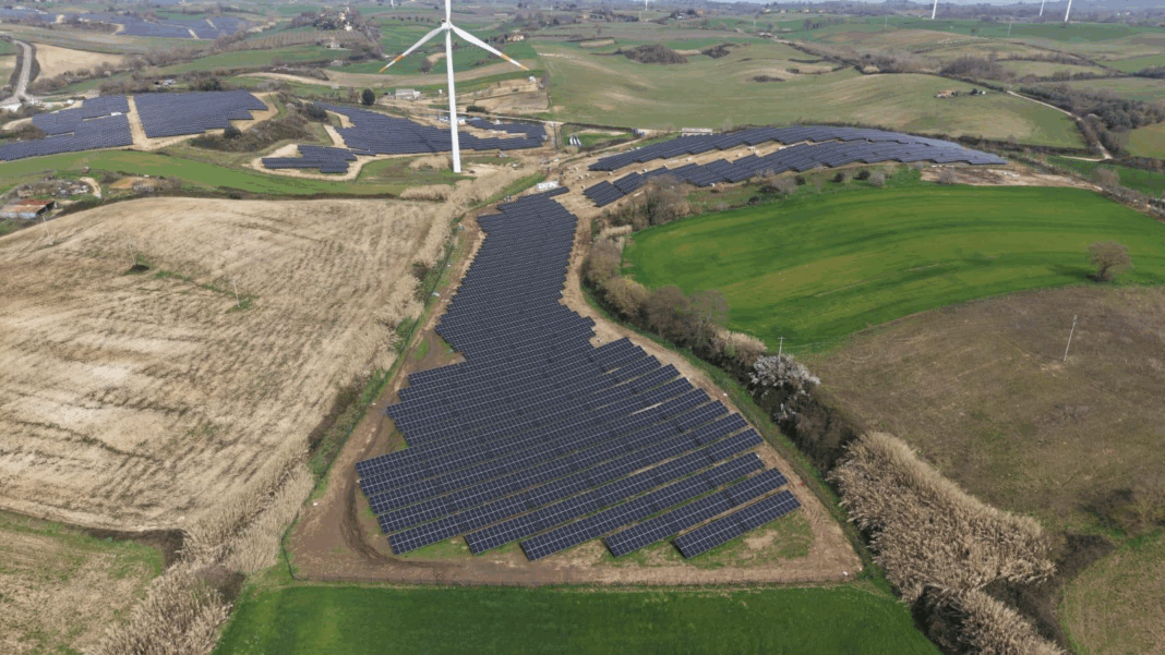 Uno dei principali impianti fotovoltaici di Enfinity nel Lazio